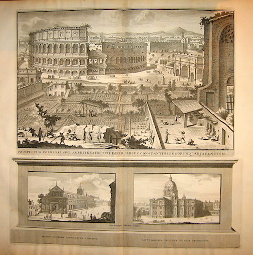 Halma Franciscus (1653-1722) Prospectus Colossaei, sive Amphitheatri Titi Imper. Arcus Constantini, locorumq. adjacentium 1696 Leida